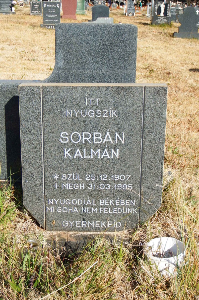 KALMAN Sorban 1907-1995