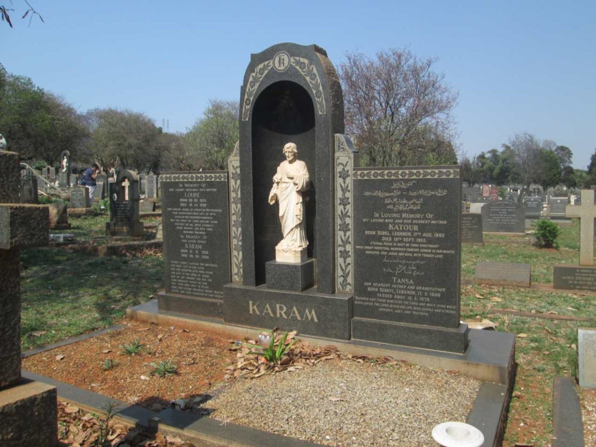 KARAM Tansa 1888-1979 &amp; Katour 1892-1955