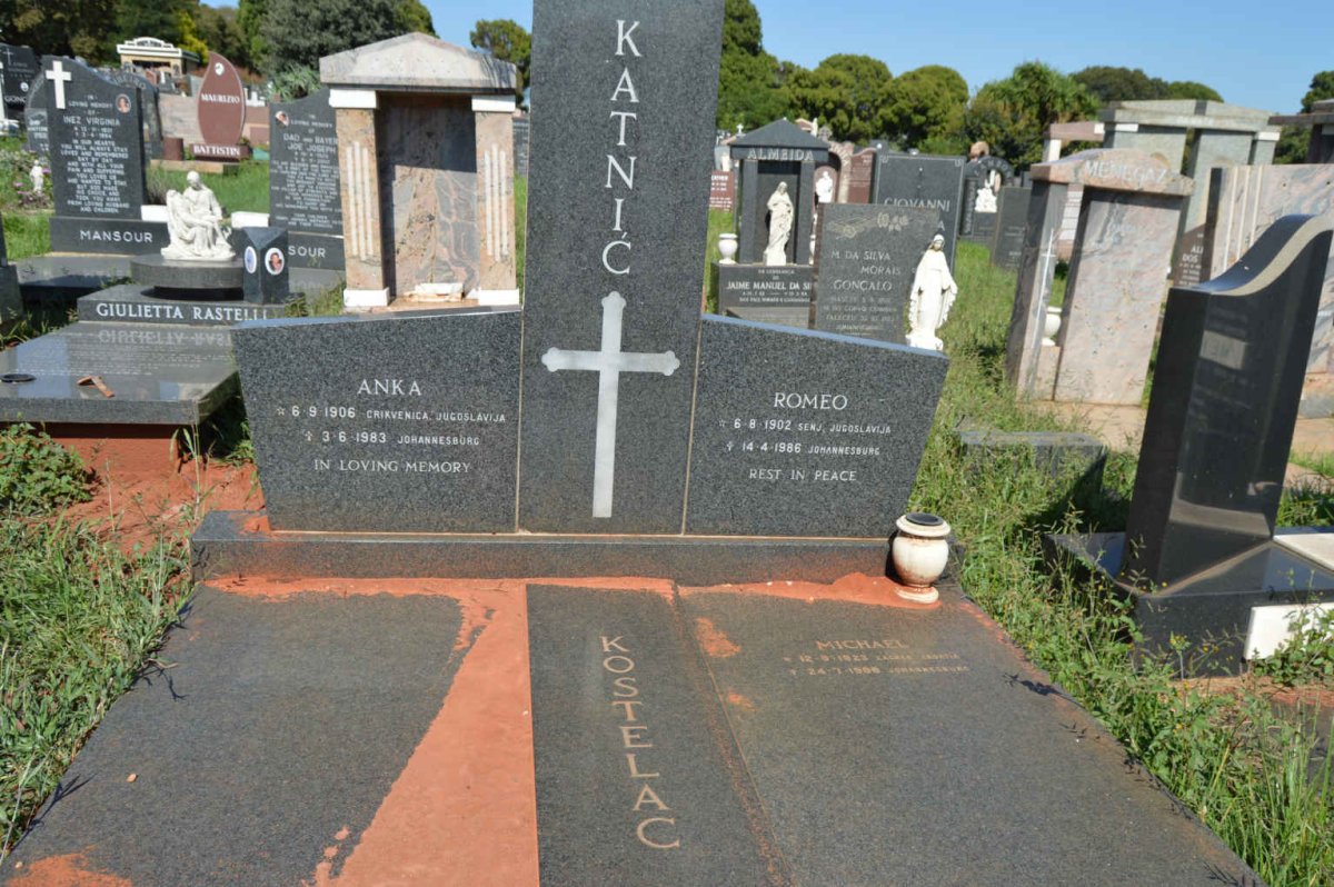 KATNIC Romeo 1902-1986 &amp; Anka 1906-1983 :: KOSTELAC Michael 1923-1998