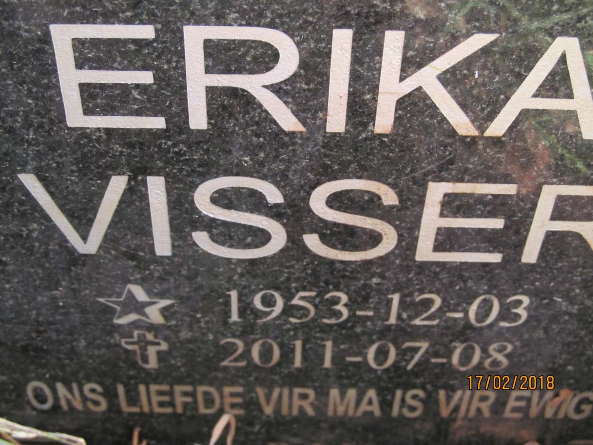 KATZKE Marie Louw 1930-1985 :: VISSER Erika 1953-2011