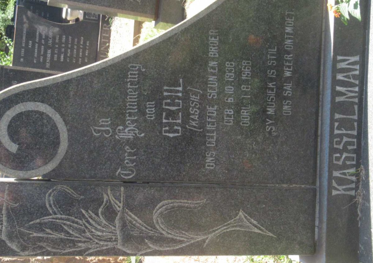 KASSELMAN Cecil 1938-1968