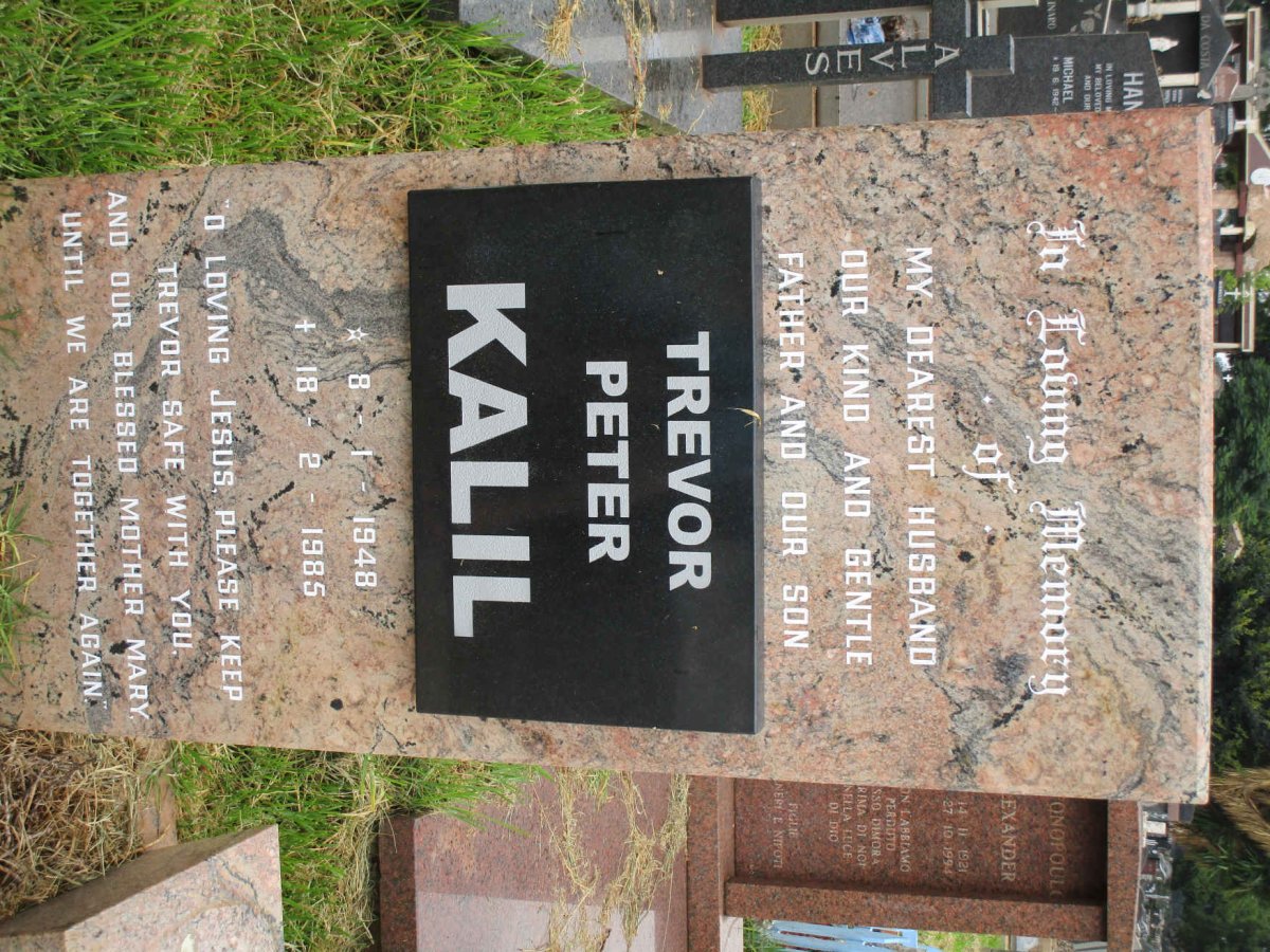 KALIL Trevor Peter 1948-1985