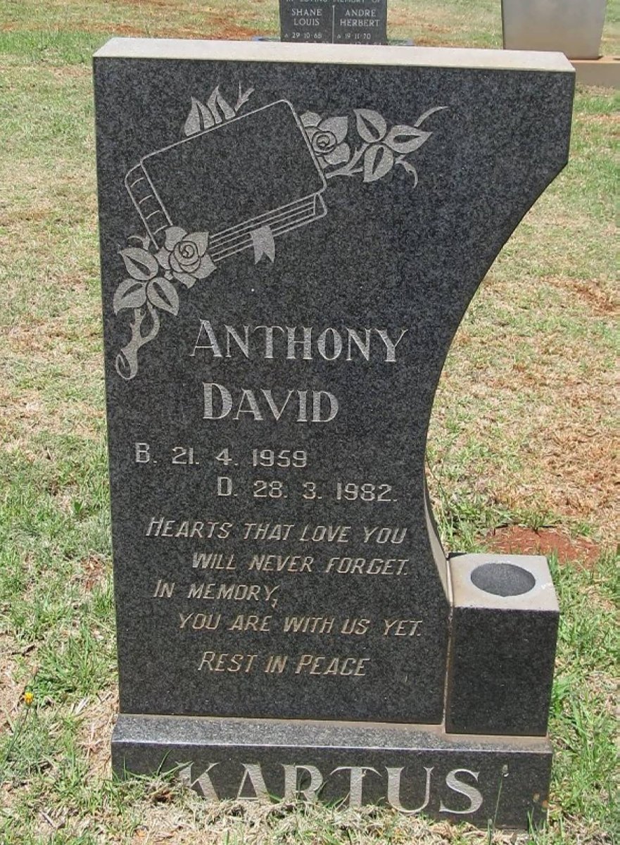 KARTUS Anthony David 1959-1982