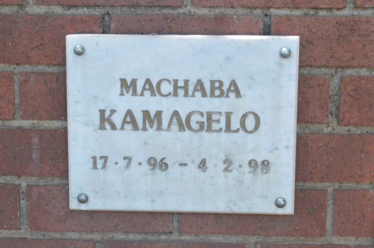 KAMAGELO Machaba 1996-1998