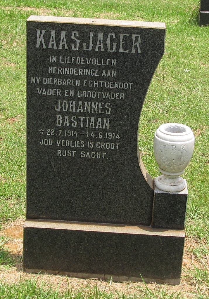 KAASJAGER Johannes Bastiaan 1914-1974