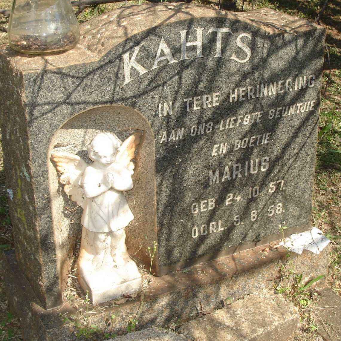 KAHTS Marius 1957-1958