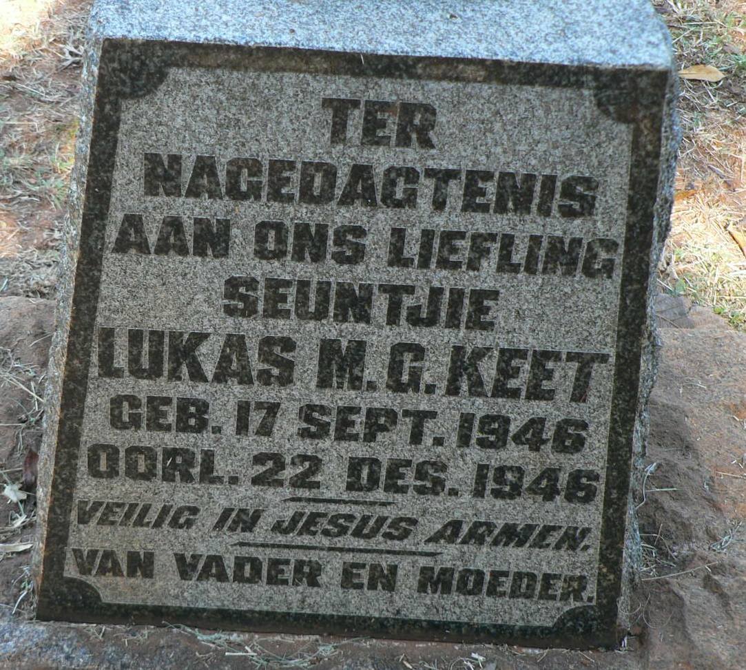 KEET Lukas M.G. 1946-1946