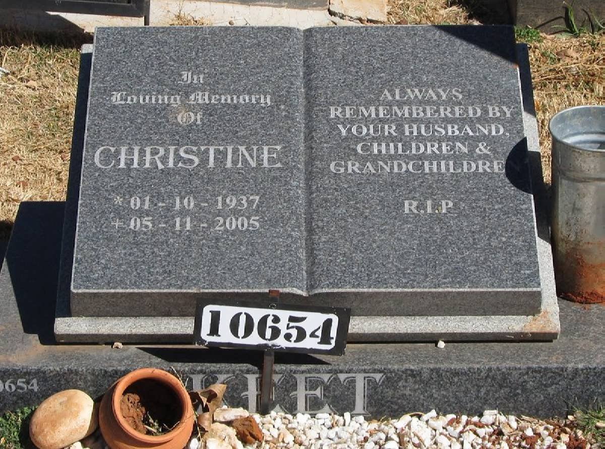KEET Christine 1937-2005