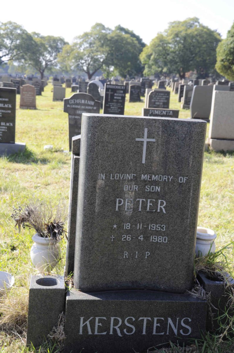 KERSTENS Peter 1953-1980