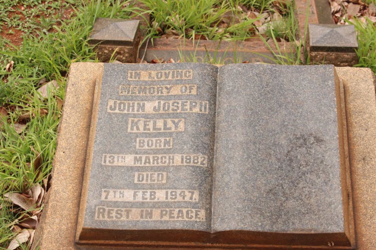 KELLY John Joseph 1882-1947