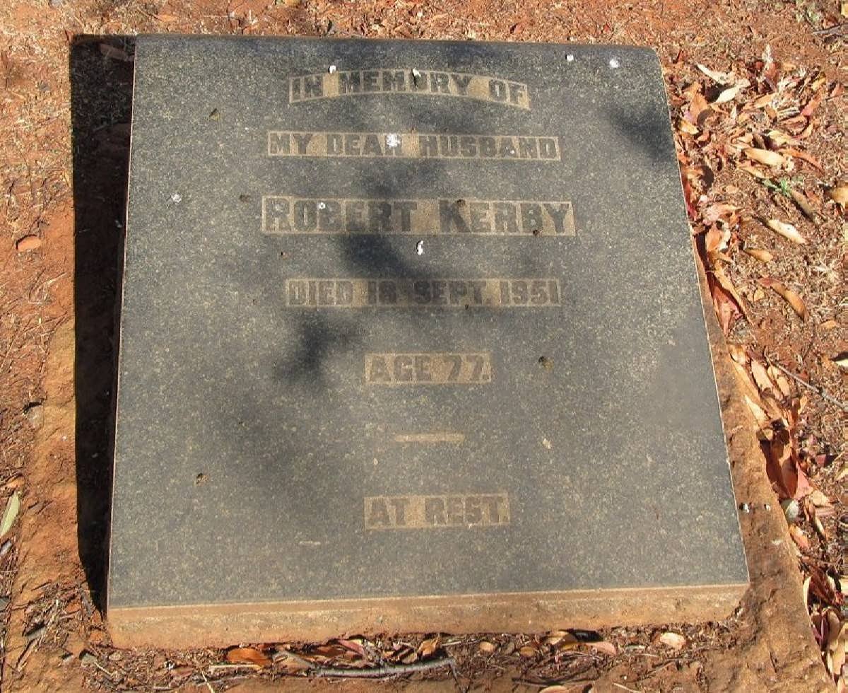 KERBY Robert -1951