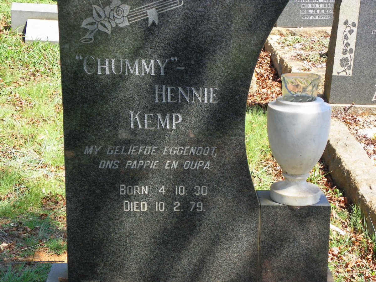 KEMP Hennie 1930-1979