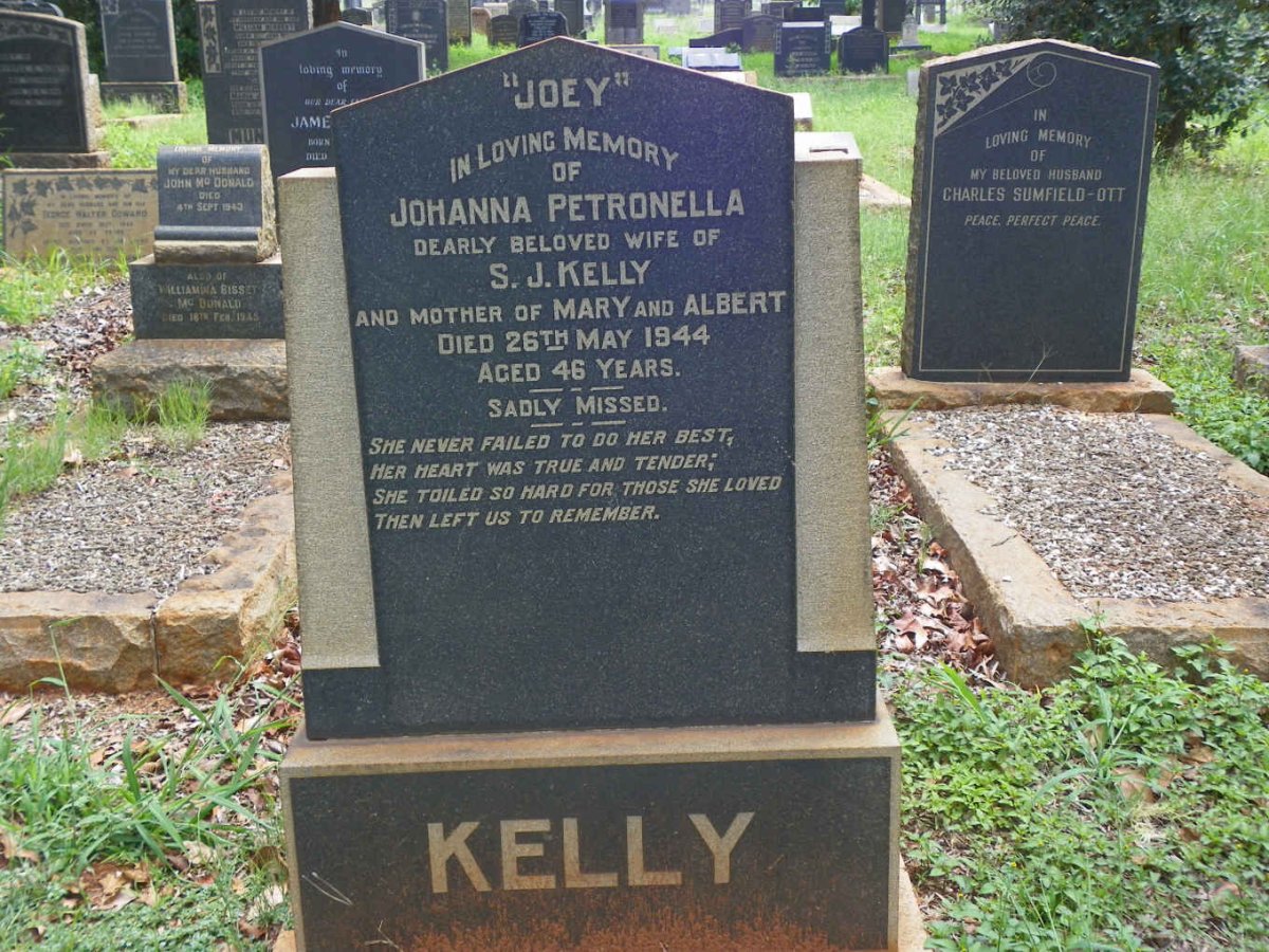 KELLY Johanna Petronella -1944