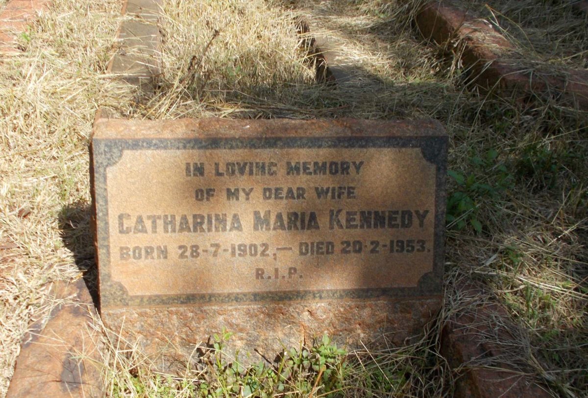 KENNEDY Catharina Maria 1902-1953