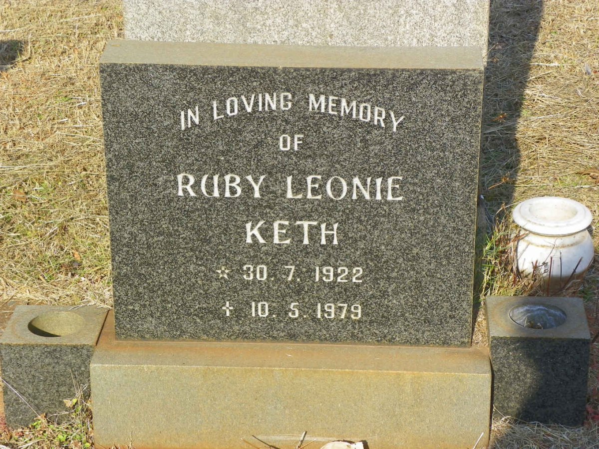 KETH Ruby Leonie 1922-1979