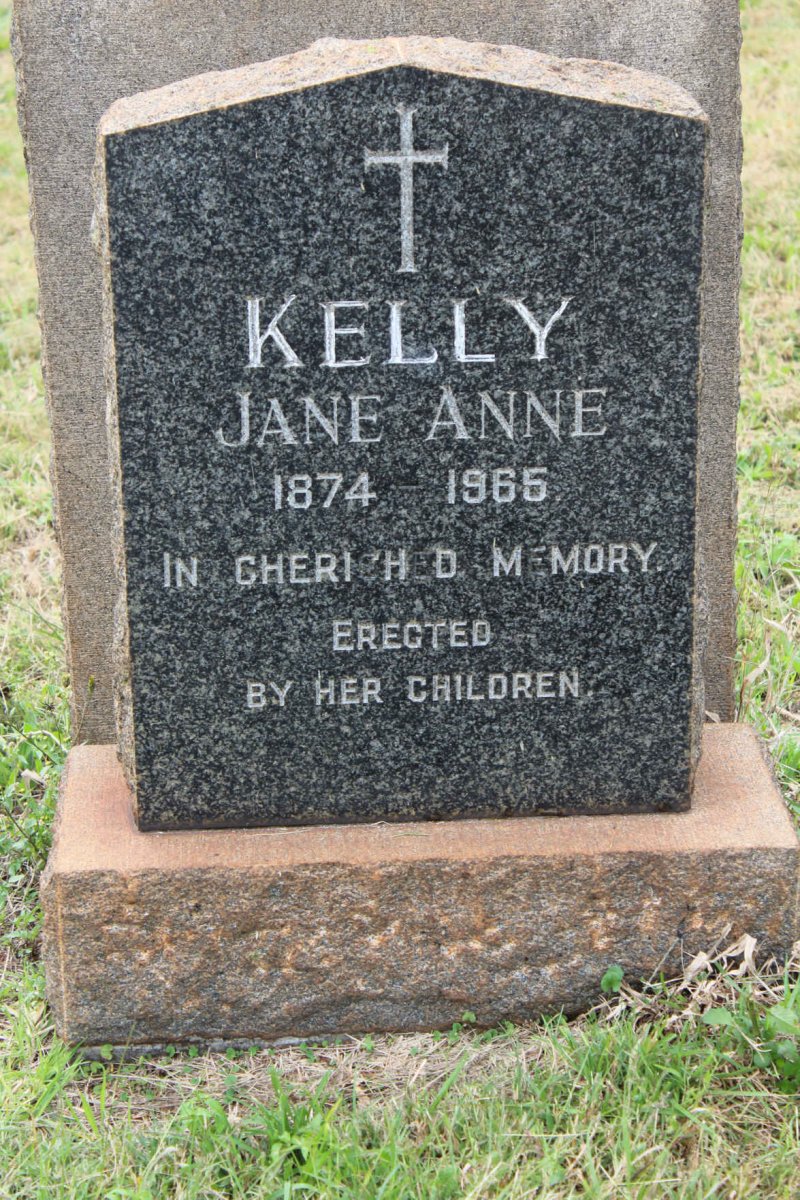 KELLY Jane Anne 1874-1965