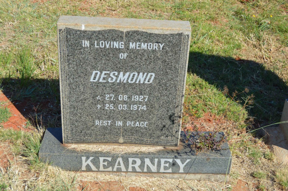 KEARNEY Desmond 1927-1974