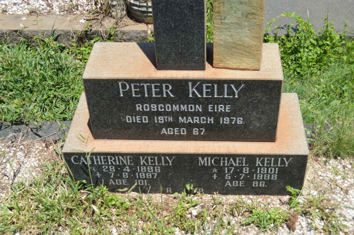 KELLY Catherine 1896-1987 :: KELLY Michael 1901-1988 :: KELLY Peter -1976