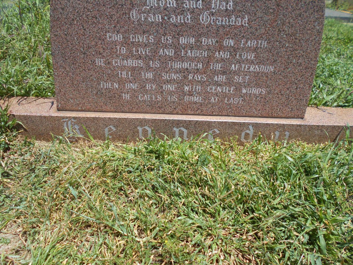 KENNEDY George 1908-1980 &amp; Muriel 1905-1980