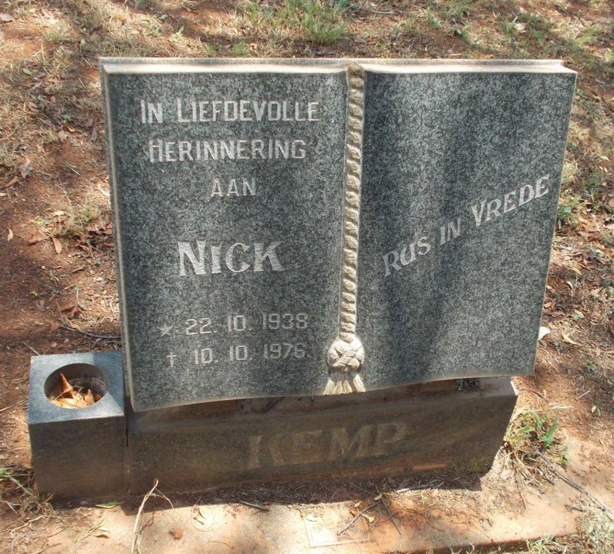 KEMP Nick 1938-1976