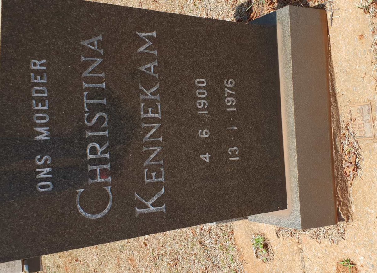 KENNEKAM Christina 1900-1976