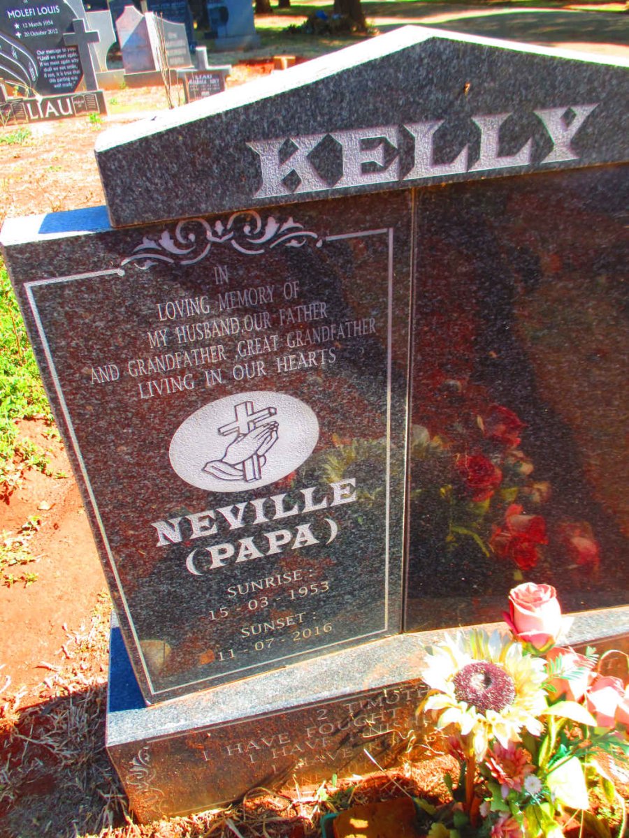 KELLY Neville 1953-2016
