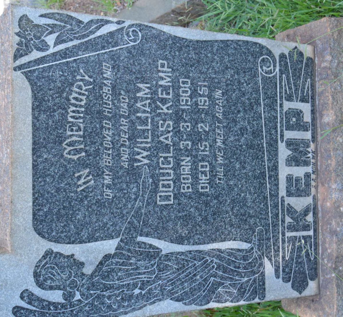 KEMP William Douglas 1900-1951