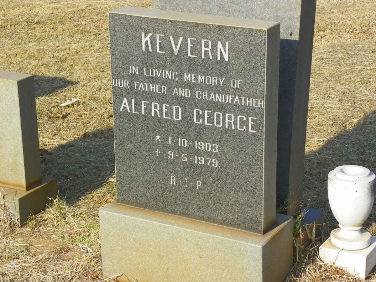 KEVERN Alfred George 1903-1979