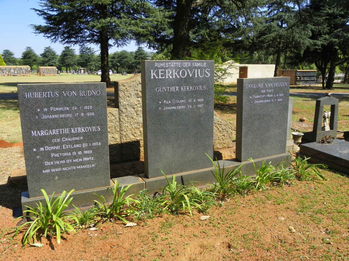 KERKOVIUS Margarethe nee GRAUBNER 1904-1989 :: VON RUDNO Hubertus 1929-1956