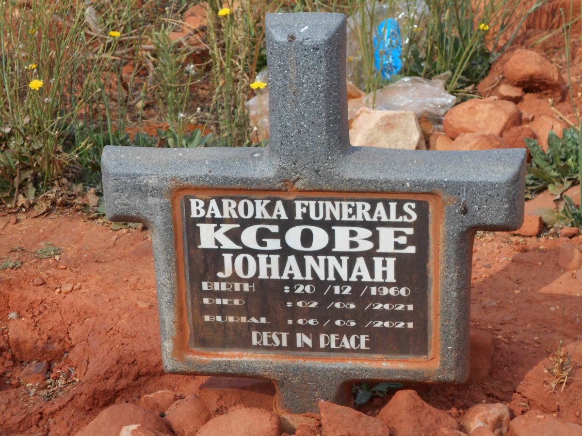 KGOBE Johannah 1960-2021