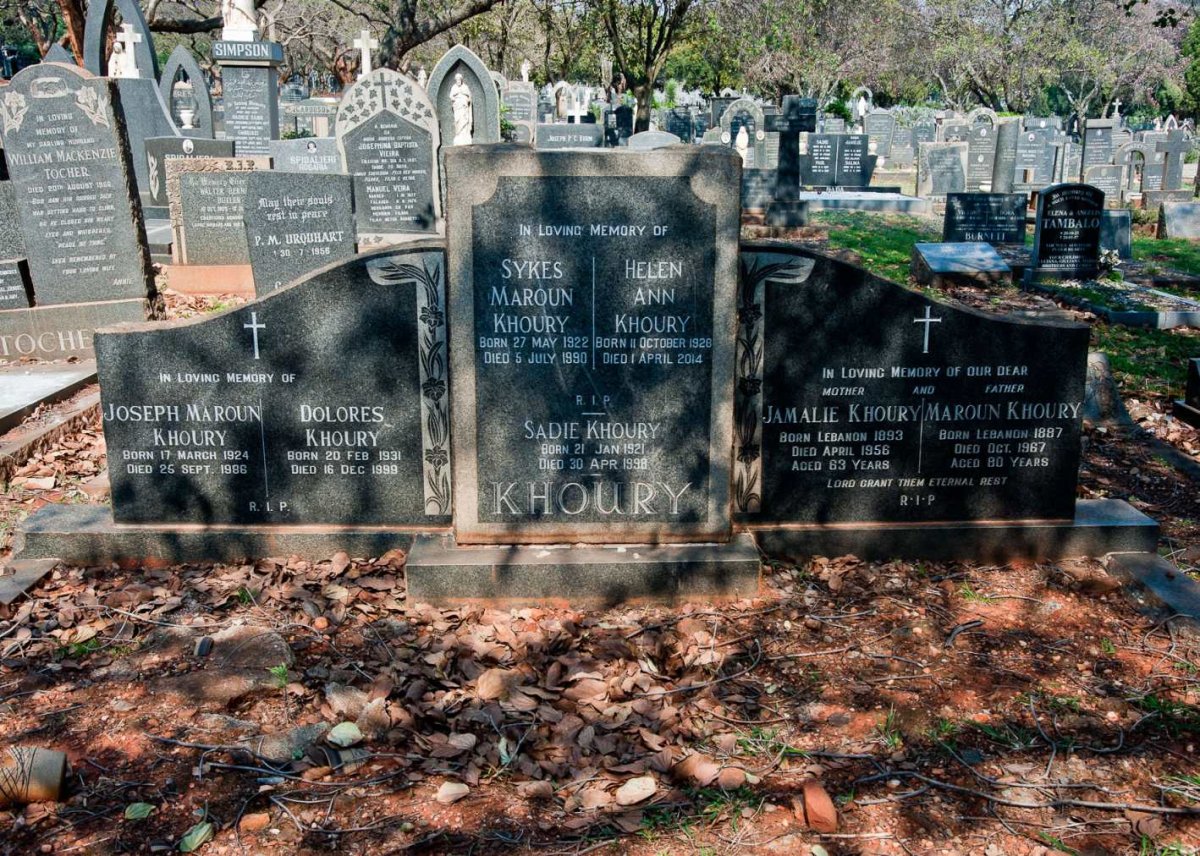 KHOURY Maroun 1887-1967 &amp; Jamalie 1893-1956