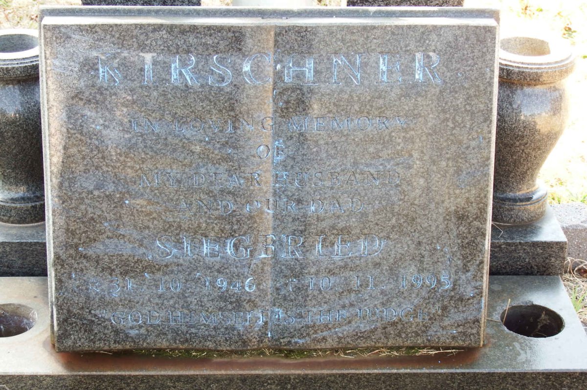 KIRSCHNER Siegfried 1946-1995