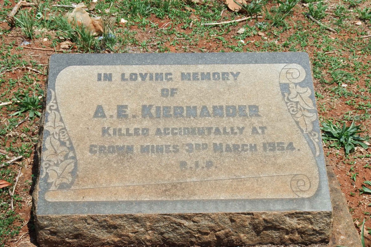 KIERNANDER A.E. -1954