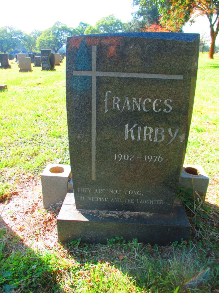 KIRBY Frances 1902-1976