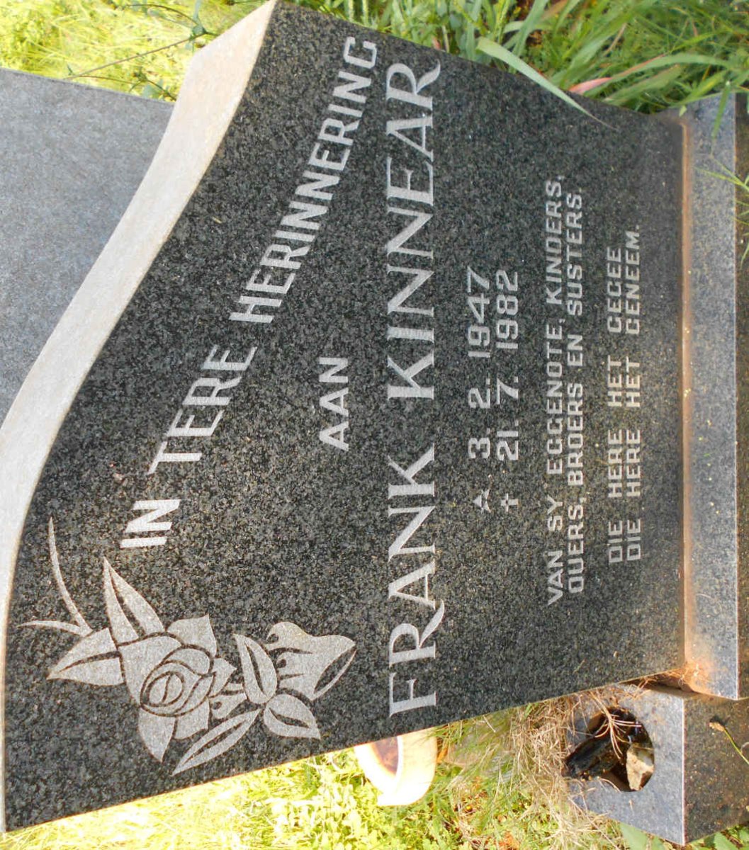 KINNEAR Frank 1947-1982