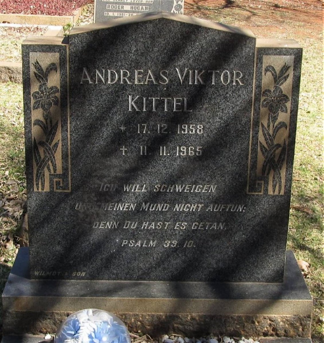 KITTEL Andreas Viktor 1958-1965