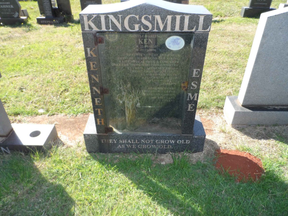 KINGSMILL Kenneth 1930-1996 &amp; Esmé