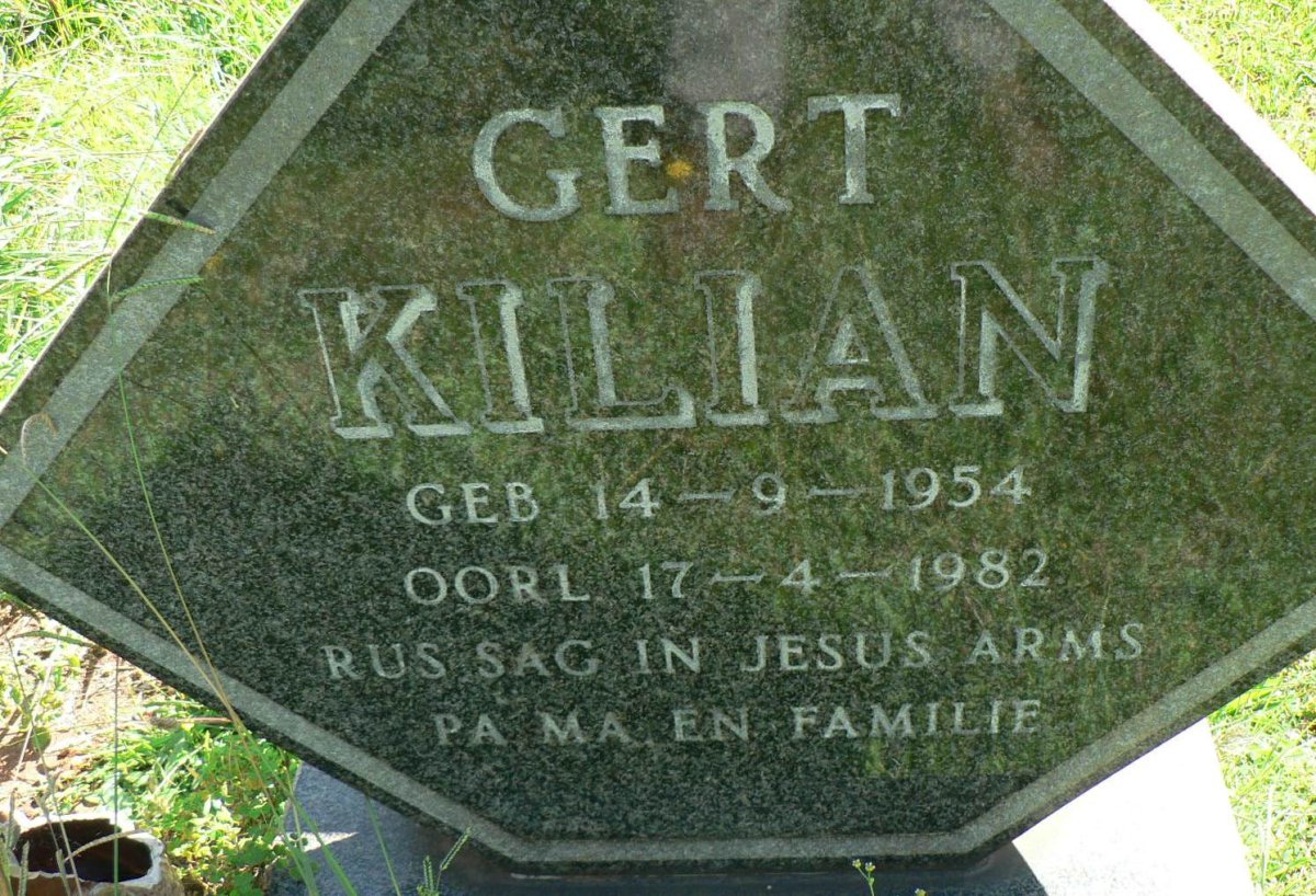 KILIAN Gert 1954-1982
