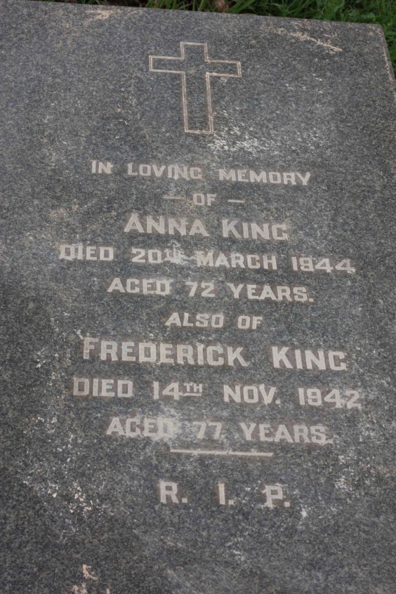 KING Frederick -1942 &amp; Anna -1944
