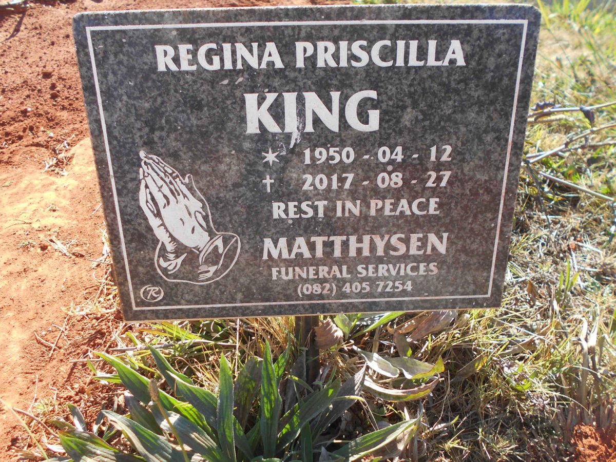 KING Regina Priscilla 1950-2017