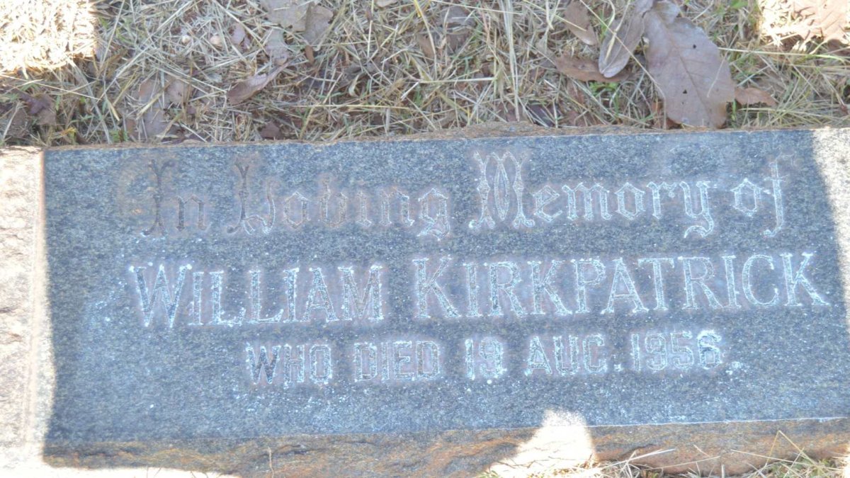 KIRKPATRICK William -1956