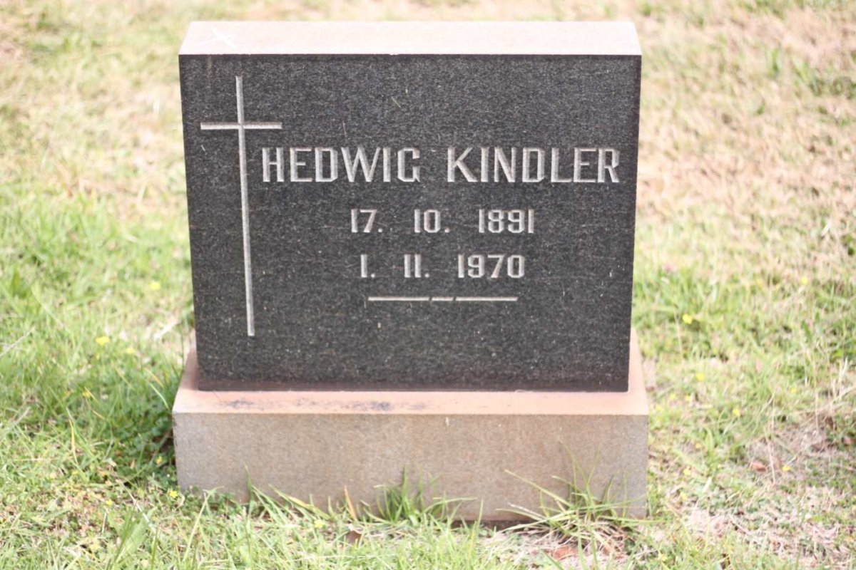 KINDLER Hedwig 1891-1970