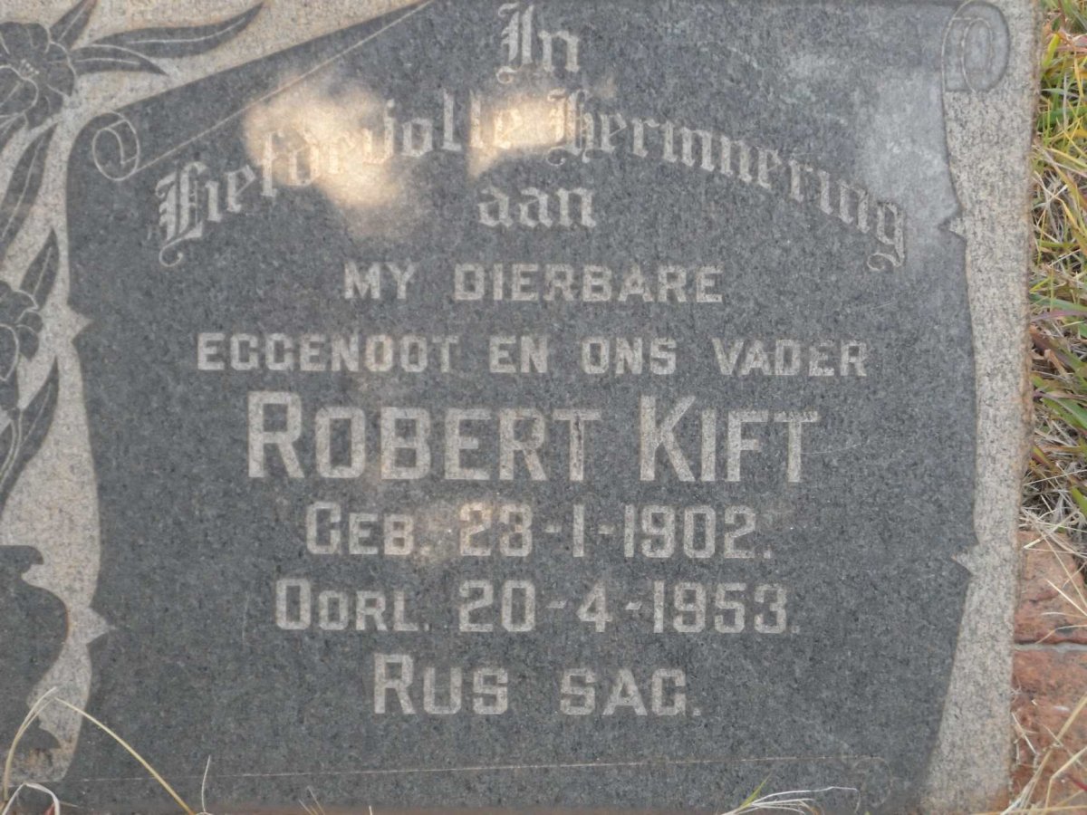 KIFT Robert 1902-1953