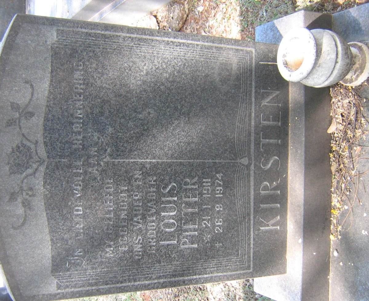 KIRSTEN Louis Pieter 1911-1974