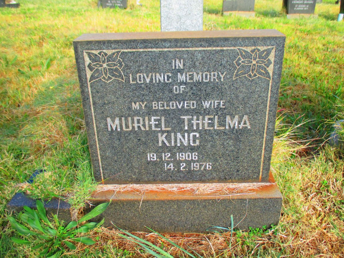 KING Muriel Thelma 1906-1976