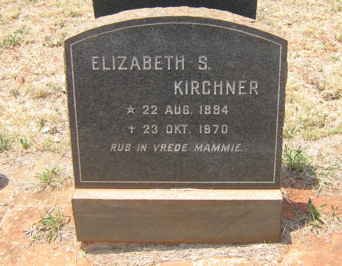 KIRCHNER Elizabeth S. 1884-1970