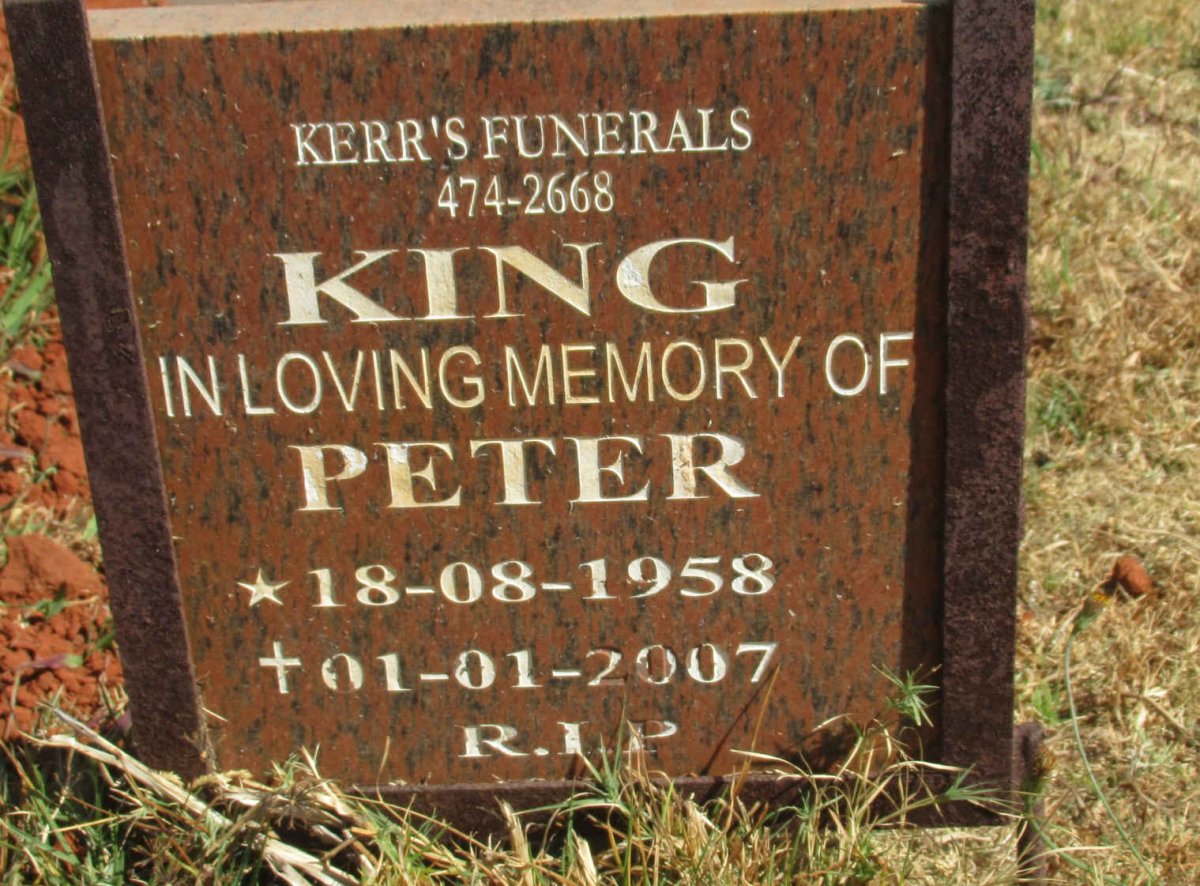 KING Peter 1958-2007