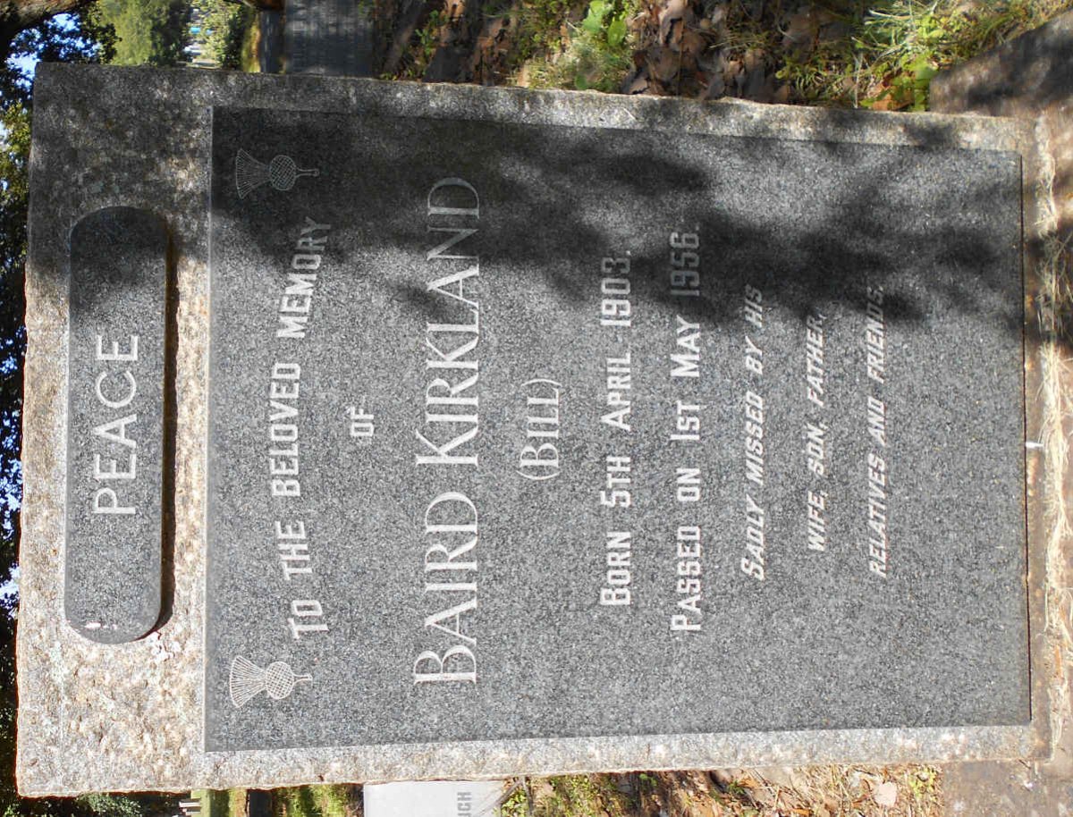 KIRKLAND Baird 1903-1956