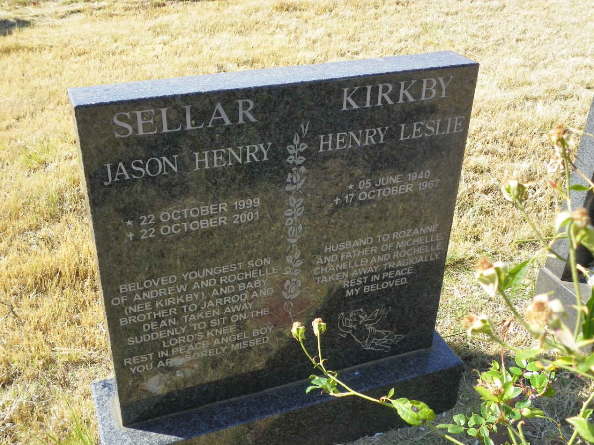 KIRKBY Henry Leslie 1940-1967 :: SELLAR Jason Henry 1999-2001