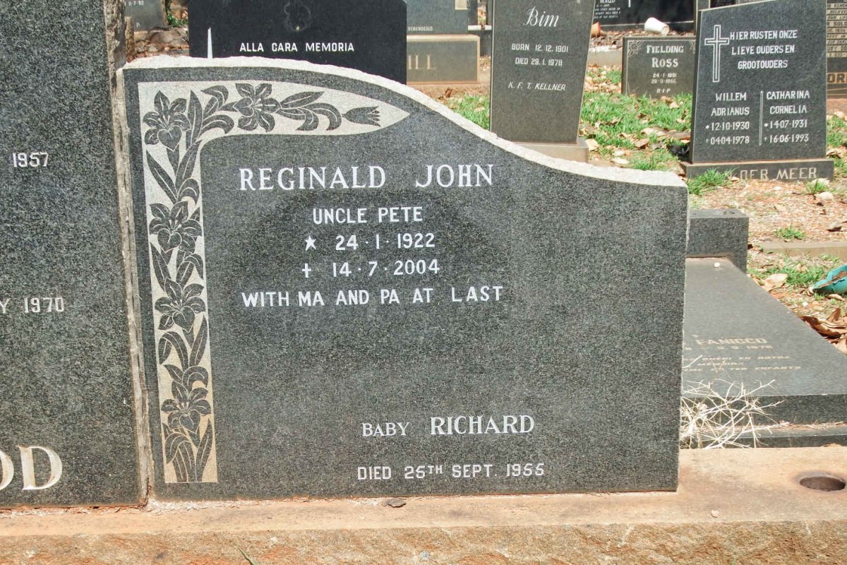 KIRKWOOD Reginald John 1922-2004 :: KIRKWOOD Richard -1955